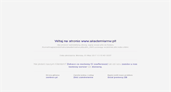 Desktop Screenshot of akademiamw.pl